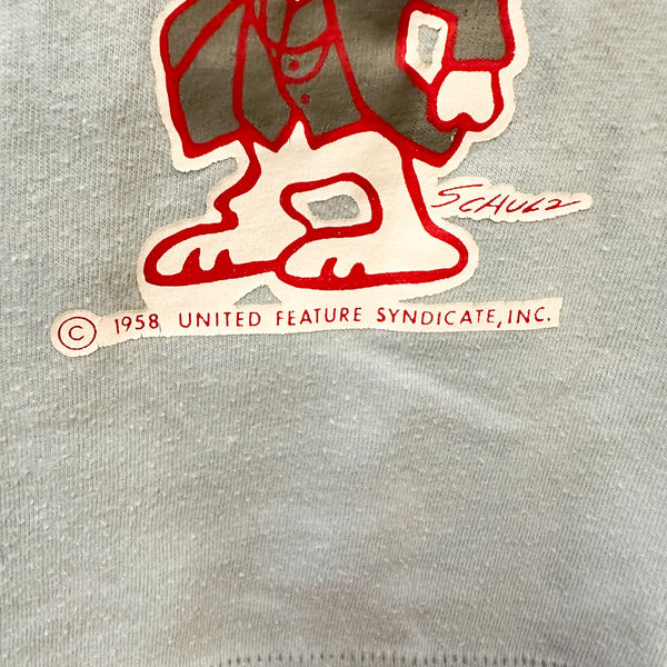 Vintage 1980s Snoopy Disco Tee / 6-7yr
