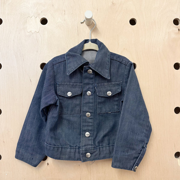 Vintage 1970s Mann Denim Jacket / 3T - 4T