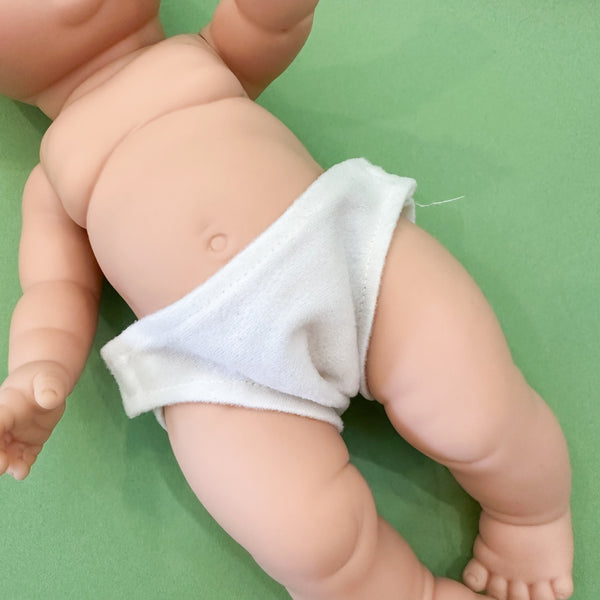Vintage Fleece Doll Diaper