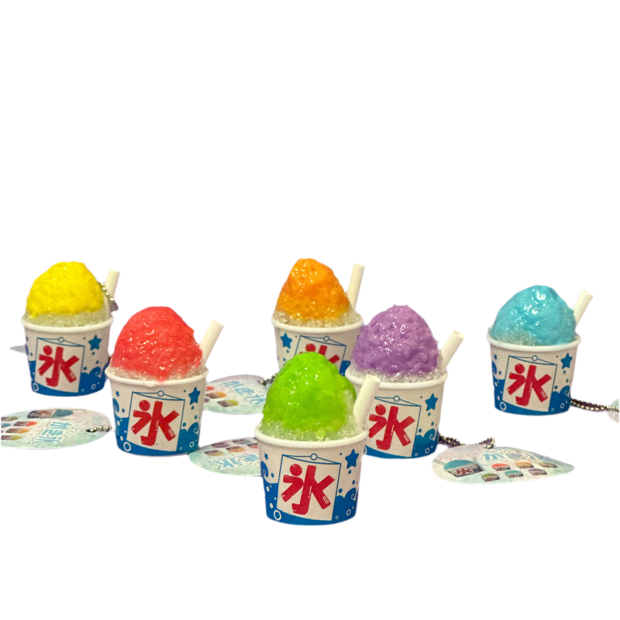 Mini Japanese Shave Ice Keychain