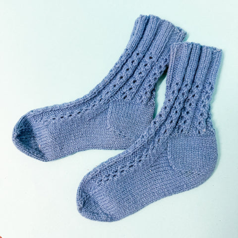 Vintage 1960s Wool Socks / 4-5T