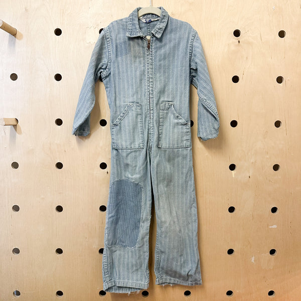 Vintage 1950s Denim Coveralls / 5-6yr