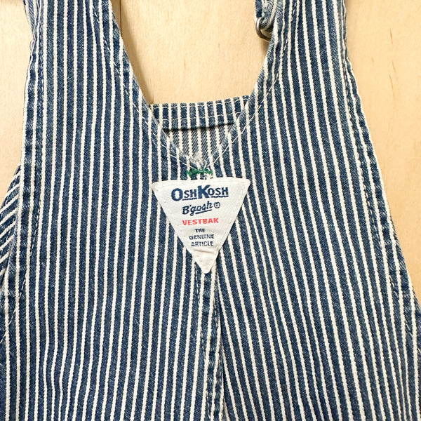 Vintage OshKosh Striped Overalls / 5T