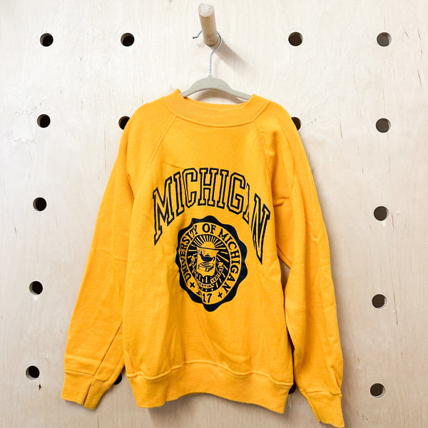 Vintage Michigan Sweatshirt / 10-12yr