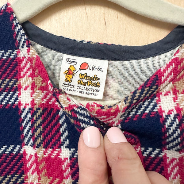 Vintage 1970s Tweed Cape / 6yr