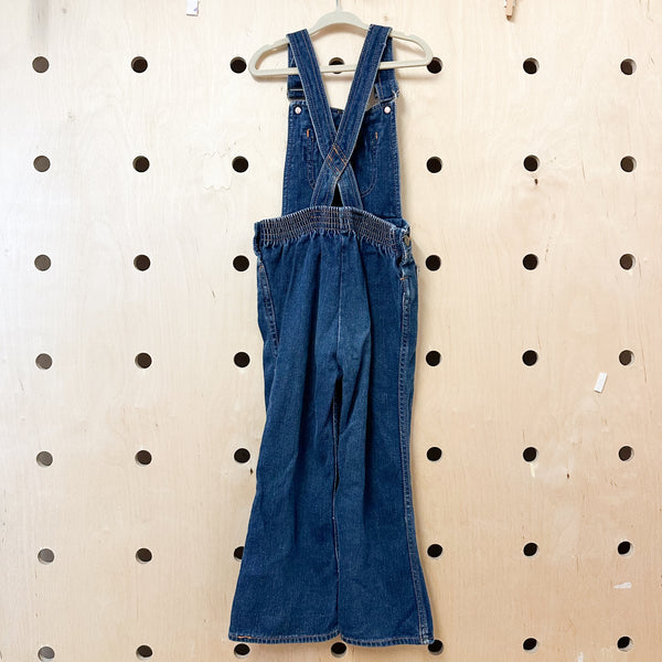 Vintage 1970s Bell Bottom Overalls / 6-7yr