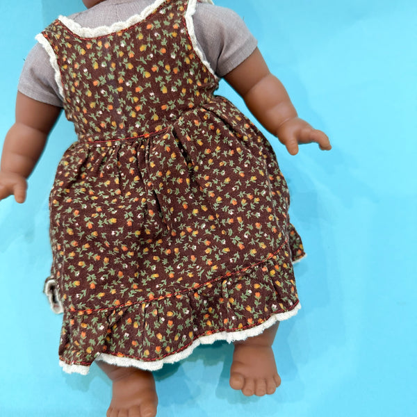 Vintage Doll Dress / fits Minikane Soft Bodied Doll