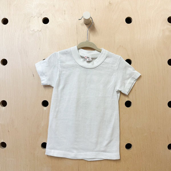 Vintage 1970s White Tee / 2T