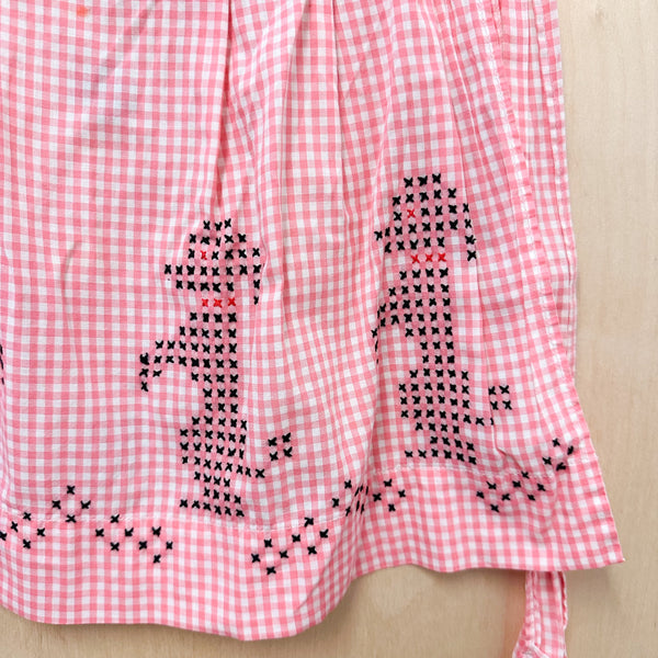 Vintage 1950s Poodle Apron