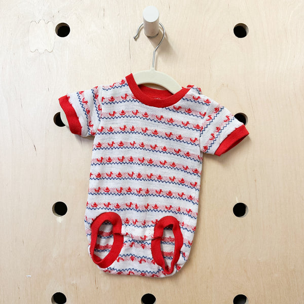 Vintage 1970s Duck Bodysuit / 0-3M
