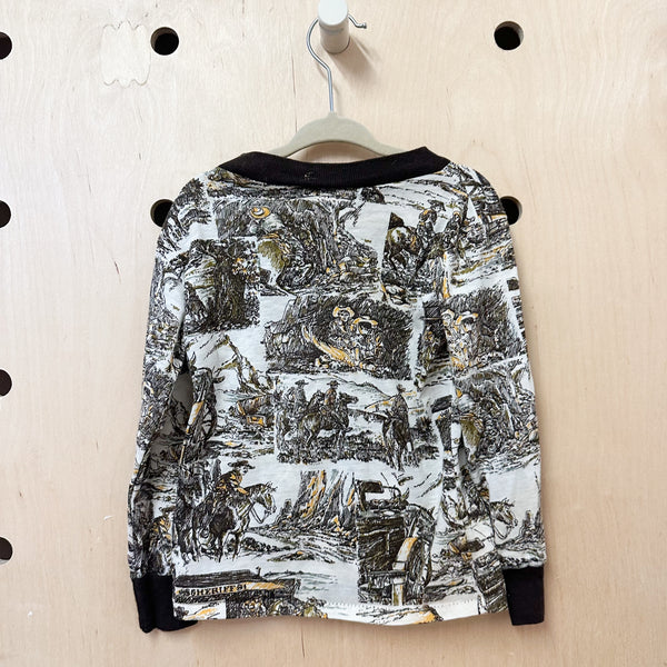 Vintage 1970s Cowboy Tee / 4-5T