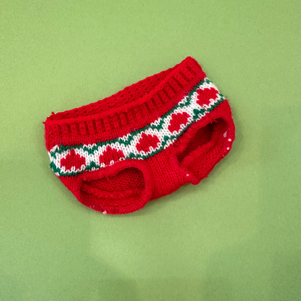 Vintage Knit Doll Shorts for 28cm Kewpie