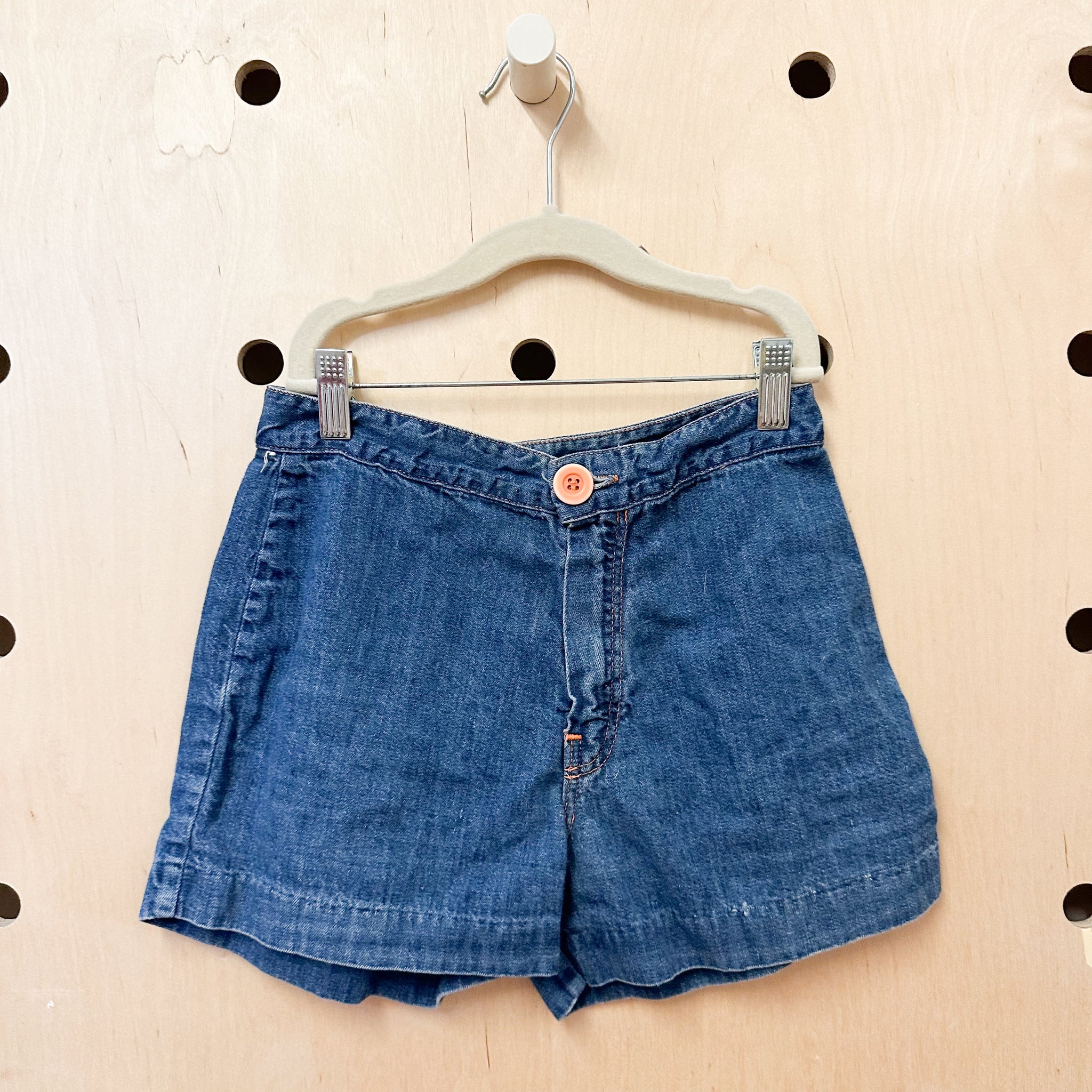 Vintage 1970s Denim Shorts / 7-9yr