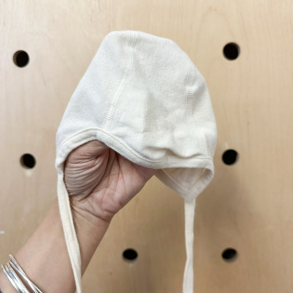 Vintage Hanna Anderson Organic Cotton Pilot Cap in cream