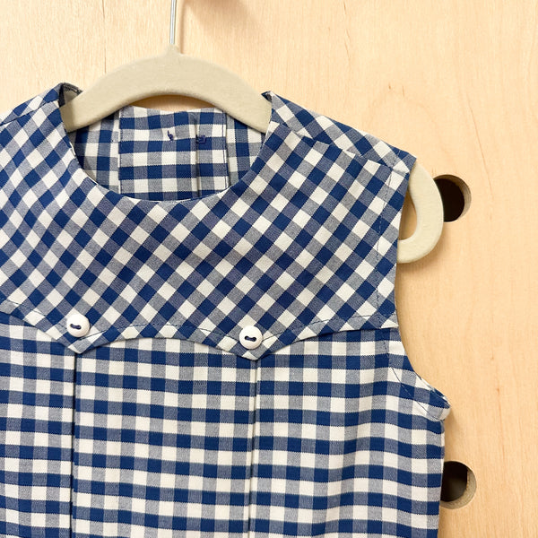 Vintage 1960s Gingham Mod Dress / 3-4T