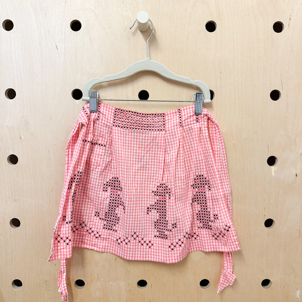 Vintage 1950s Poodle Apron