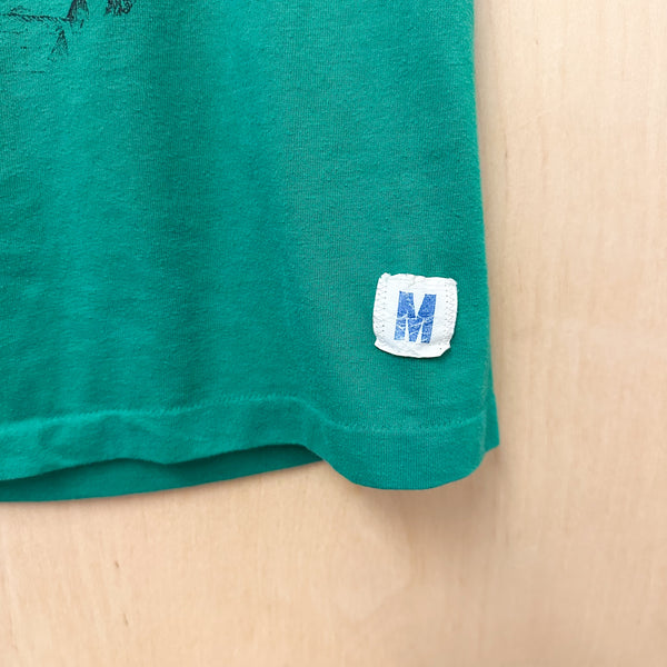 Vintage 1980s Train Tee / 9yr