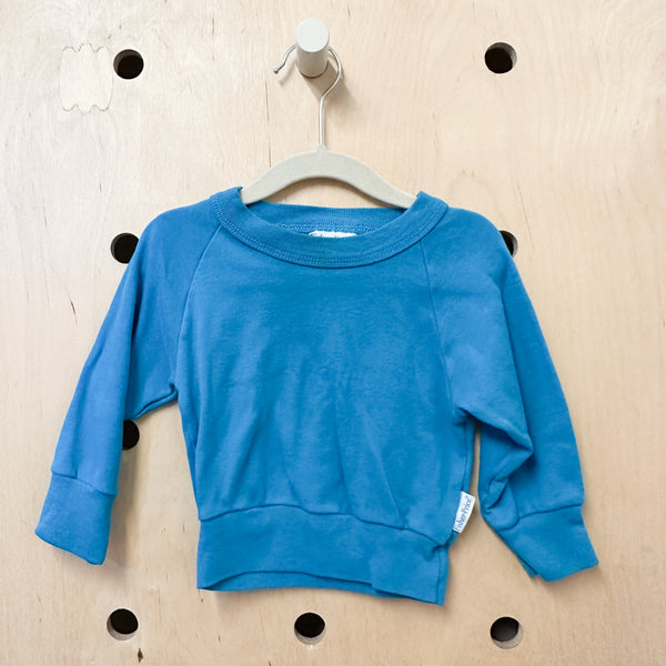 Vintage 1990s Blue Crewneck Top / 12-24M