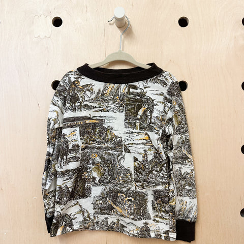 Vintage 1970s Cowboy Tee / 4-5T