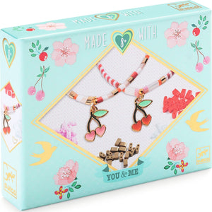 You & Me Bead Jewelry Kit - Tila & Cherries by Djeco