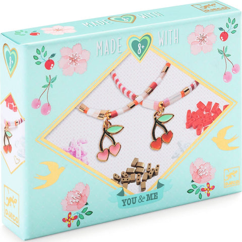 You & Me Bead Jewelry Kit - Tila & Cherries by Djeco