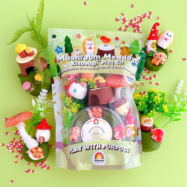 Mushroom Meadow Play Kit by Earth Grown KidDoughs