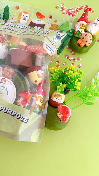 Mushroom Meadow Play Kit by Earth Grown KidDoughs