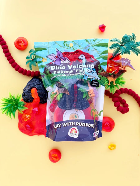 Dino Volcano Play Kit by Earth Grown KidDoughs