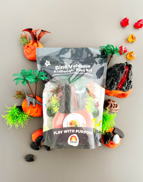 Dino Volcano Play Kit by Earth Grown KidDoughs