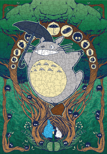Studio Ghibli My Neighbor Totoro 500-Piece Puzzle: Fly with Totoro