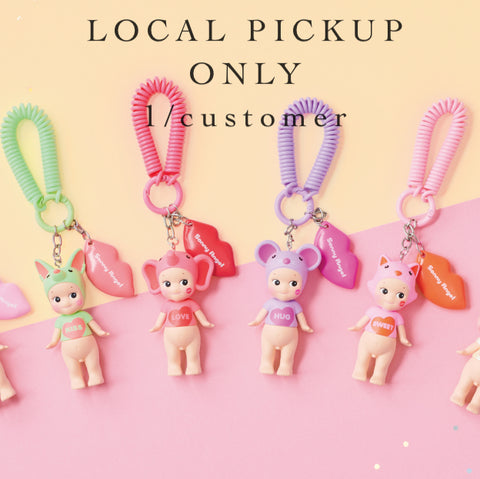 LOCAL PICKUP ONLY Sonny Angel Kiss Kiss Keychain Series (please limit ONE per customer)