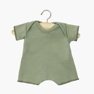 Body Shortie in "Light Kaki" Cotton Minikane Soft-bodied Babies