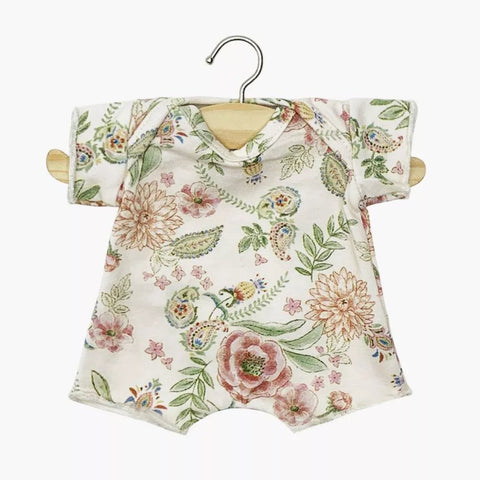 Body Shortie in "Lilly Rose Print" for  Minikane Soft-bodied Babies