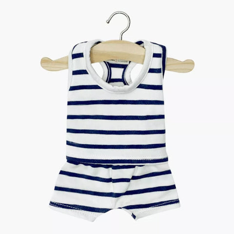 Basic Undrewear Set in Blue Sailor Stripe for Minikane Gordis Dolls