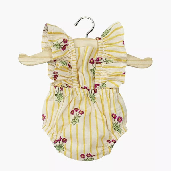Lou Romper for Minikane Gordis Dolls in Daisy Stripe Print