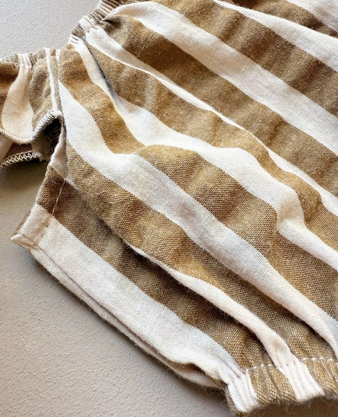 Clara Romper for Minikame Gordis Dolls in “Zadig” Striped Cotton