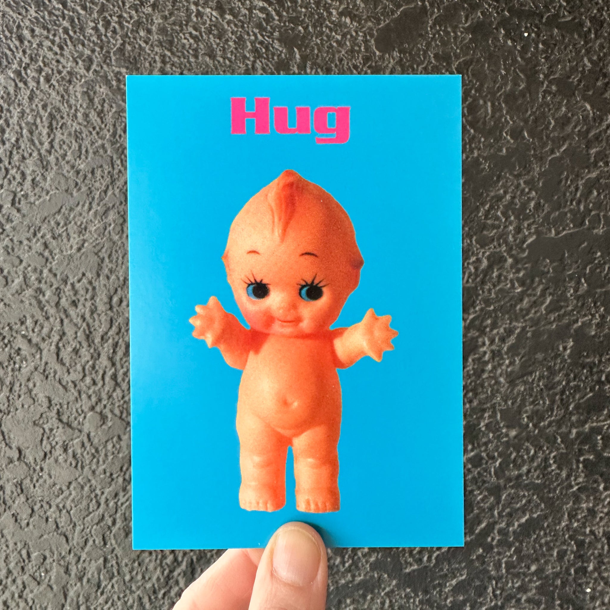 Kewpie Hug Postcard