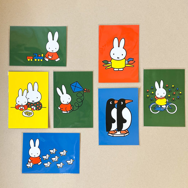 Set of 7 Miffy Postcards