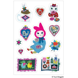 Yumi Kitagishi Multi-Stickers By Sanby Co. Japan (two styles)