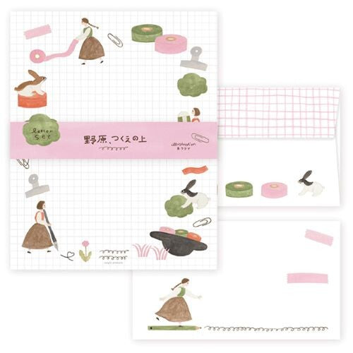 Japanese Letter Writing Set - Letter Set Rabbit