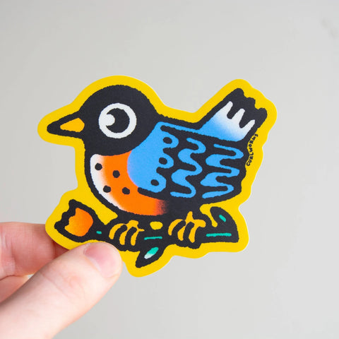 American Robin Vinyl Sticker