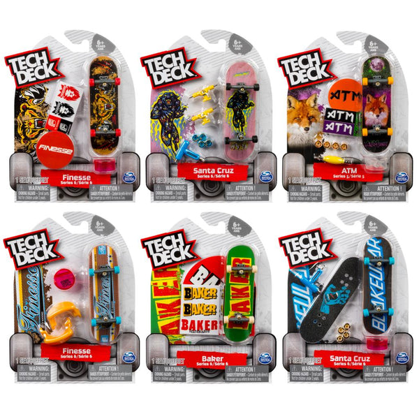 Tech Deck Single Pack Fingerboard (Styles Vary)
