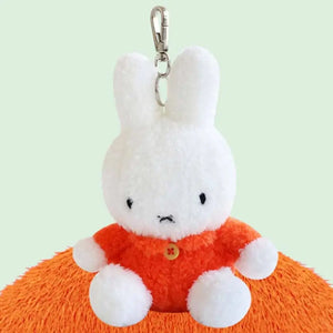 Fluffy Plush Miffy Keychain
