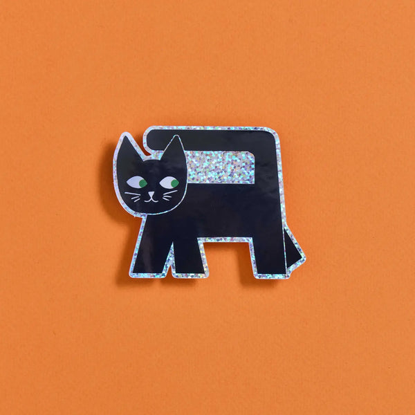 Black Cat Sticker