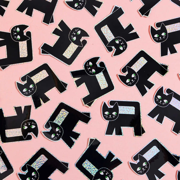 Black Cat Sticker