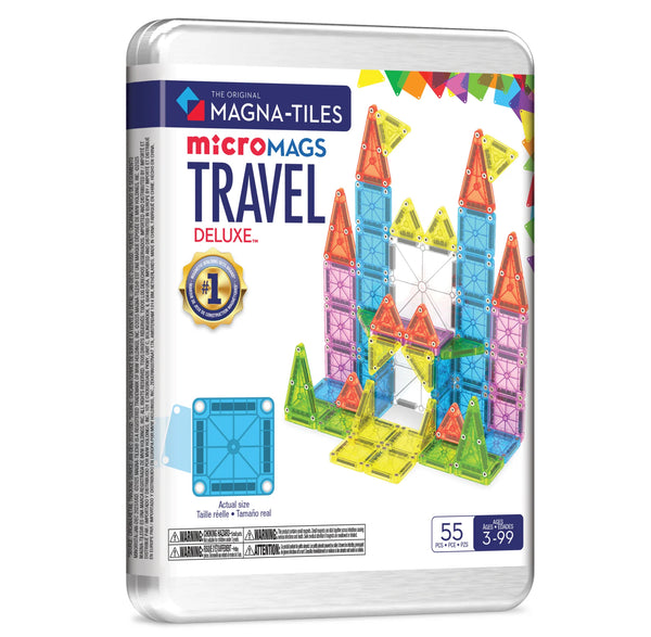 Deluxe Micro-Mags 55 Piece Travel Set from MAGNA-TILES