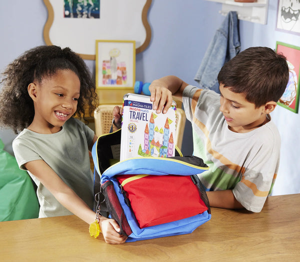 Deluxe Micro-Mags 55 Piece Travel Set from MAGNA-TILES
