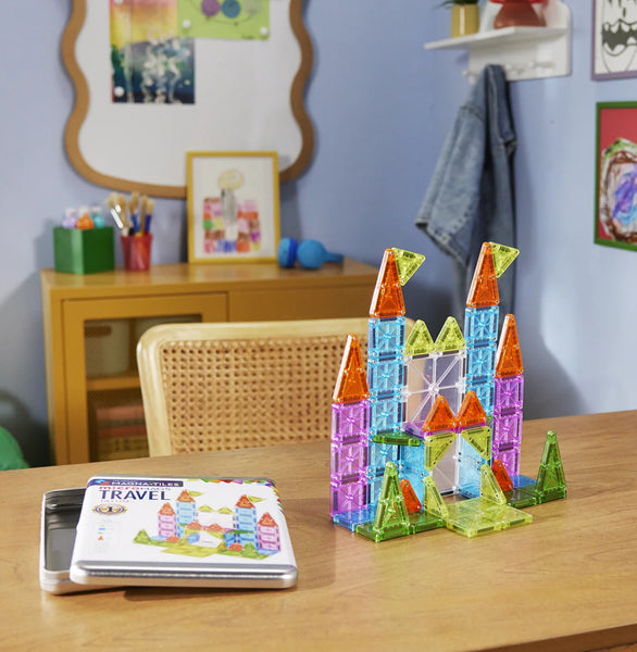 Deluxe Micro-Mags 55 Piece Travel Set from MAGNA-TILES