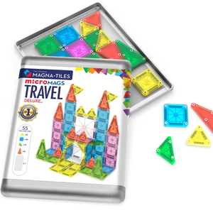 Deluxe Micro-Mags 55 Piece Travel Set from MAGNA-TILES