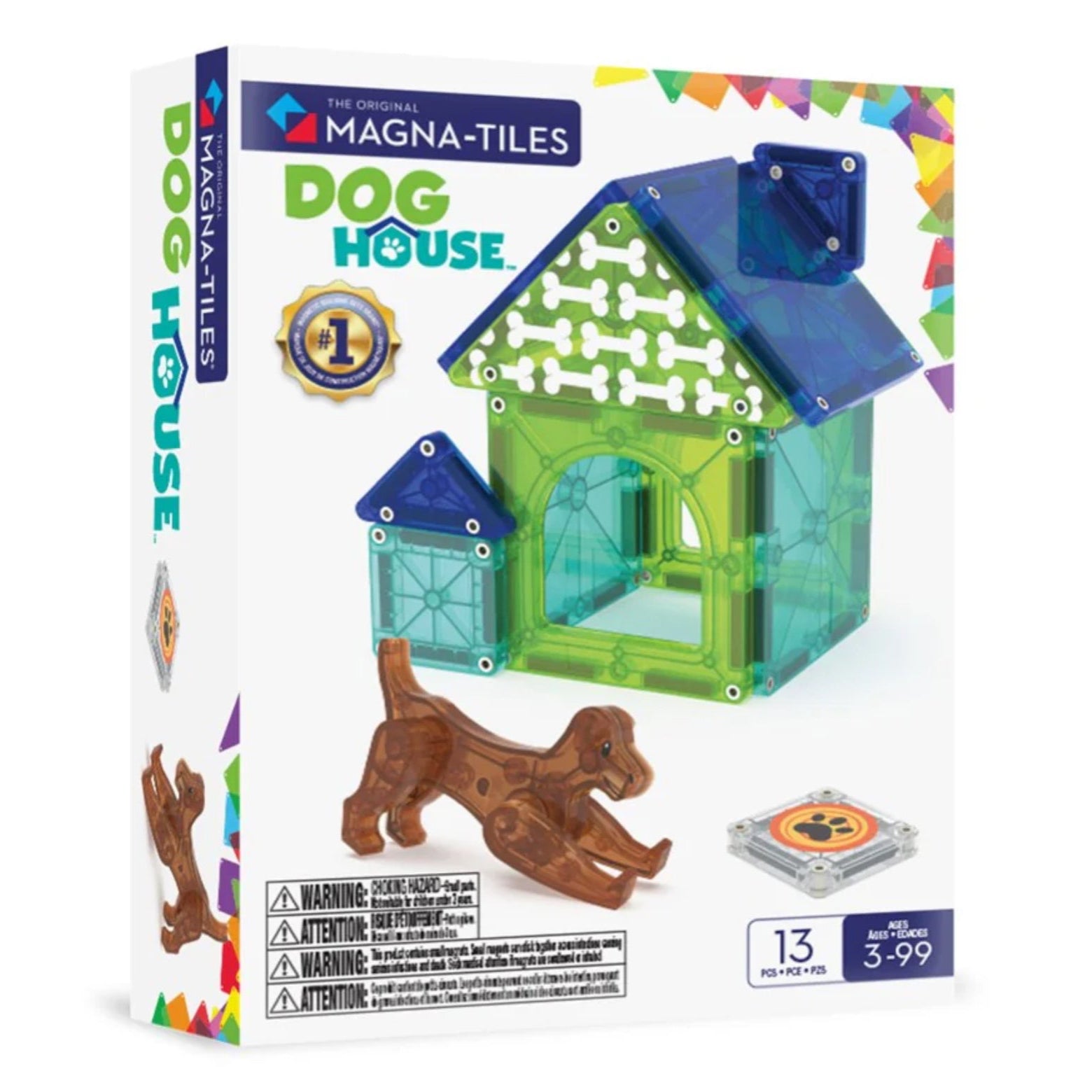 MAGNA-TILES Dog House 13 Piece Set